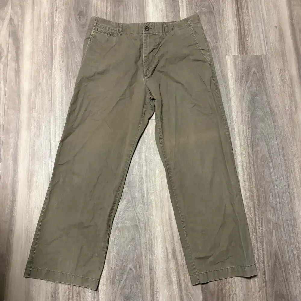 Banana Republic Men's Olive Green Chino Pants Size 36x30